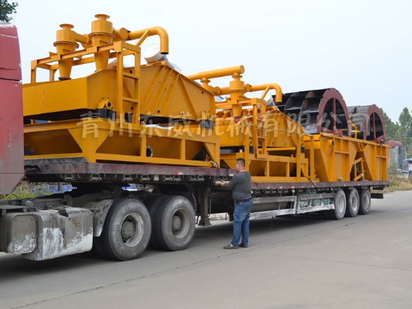  洗沙设备发货现场